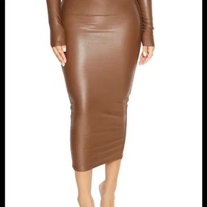 Naked wardrobe-High waisted skirt